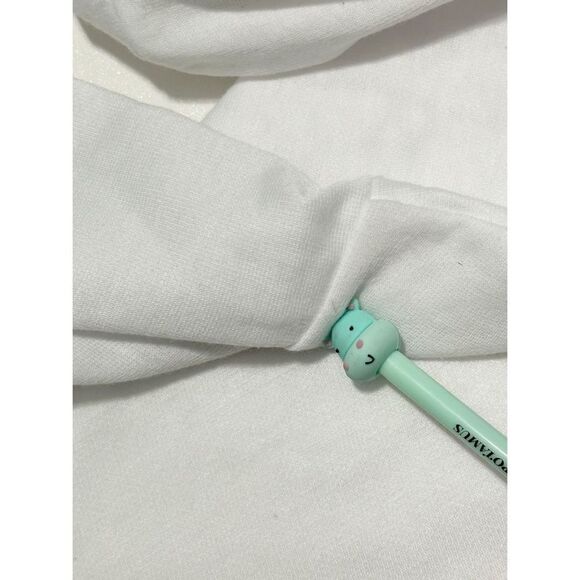 Women's Long Sleeve‎ Pullover Raw Hem Cropped Hoodie Bright White Size Medium - Picture 10 of 11